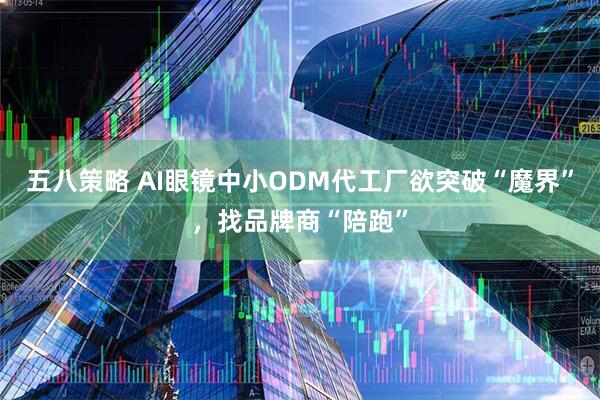 五八策略 AI眼镜中小ODM代工厂欲突破“魔界”，找品牌商“陪跑”